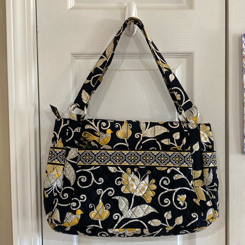 Vera Bradley black & yellow purse.